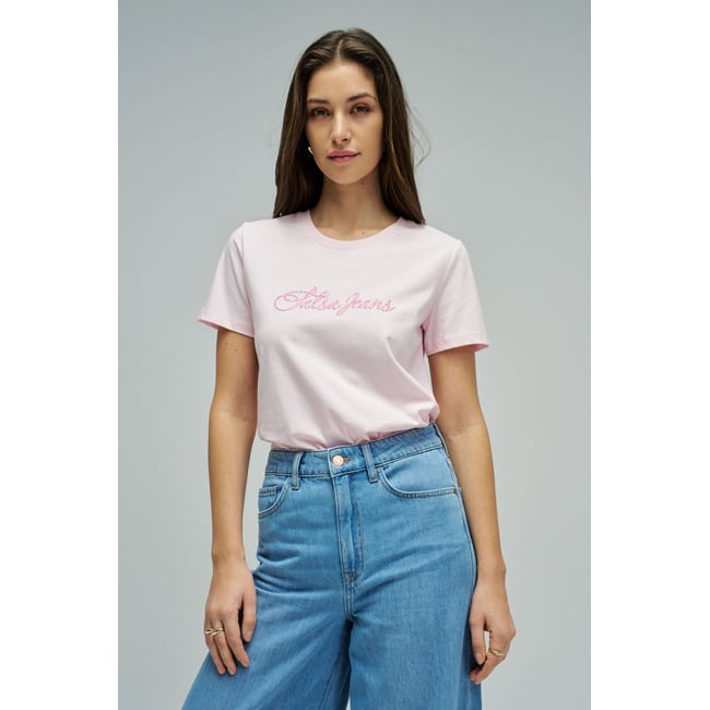 T-SHIRT AVEC BRANDING - SALSA JEANS