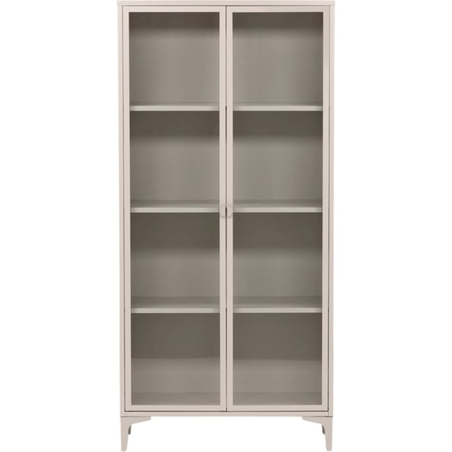 Vitrine en métal collection PIRING Couleur beige <span itemprop=