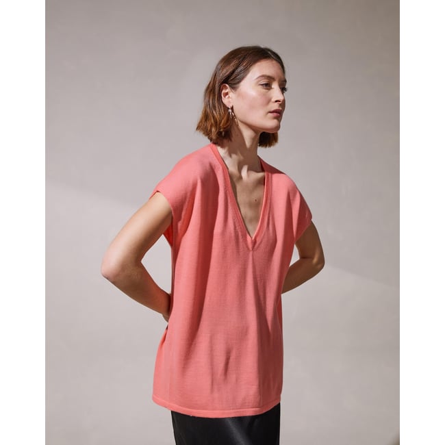 Pull oversize sans manches en cachemire - RODIER