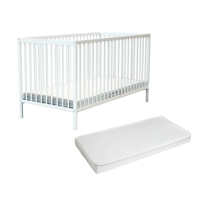 Lit bébé en bois avec matelas en bois ONE - AT4