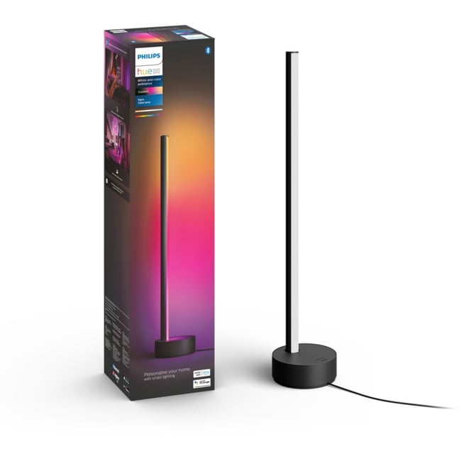 Lampe connectée Gradient Signe noir White&Color Ambiance Couleur noir <span itemprop=
