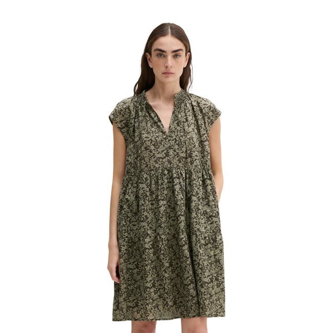 Robe à étages loose en voile de coton imprimé - MARC O'POLO