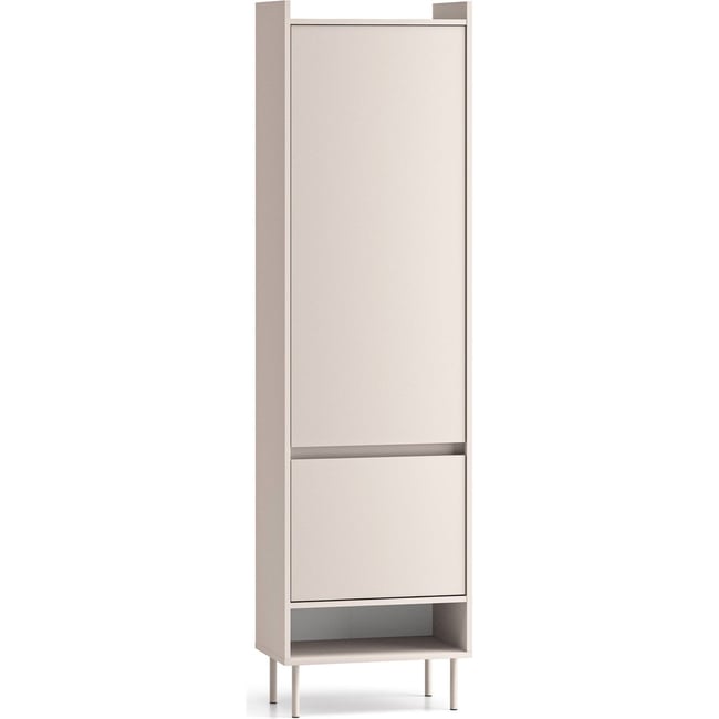 Armoire d'entrée étroite penderie DIOCE Couleur cachemire <span itemprop=