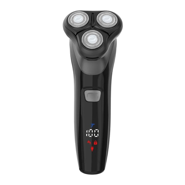 Professional IPX7 Rotary Shave, black, CARMEN