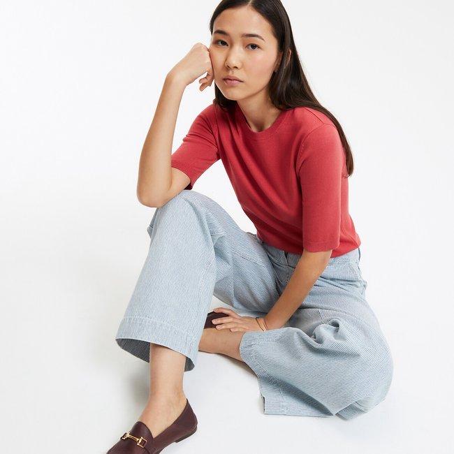 Basic Short Sleeve Jumper - LA REDOUTE COLLECTIONS