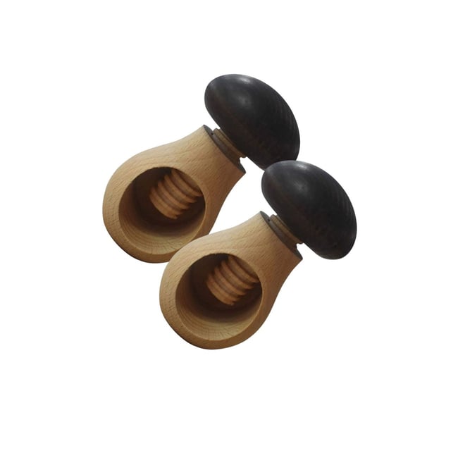 Set de 2 casse-noix en bois BOISSELERIE Couleur bois|marron <span itemprop=
