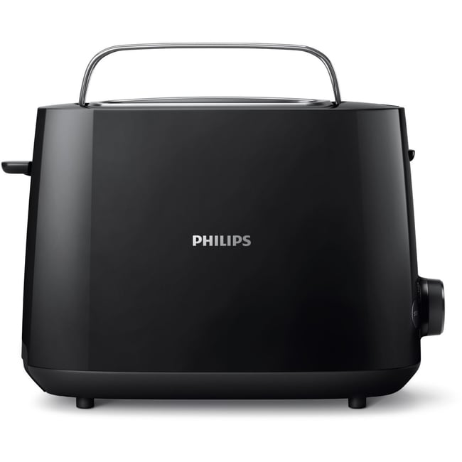 Grille-pain HD2581/90 Toaster noir Daily, 2 fentes, 830W - PHILIPS