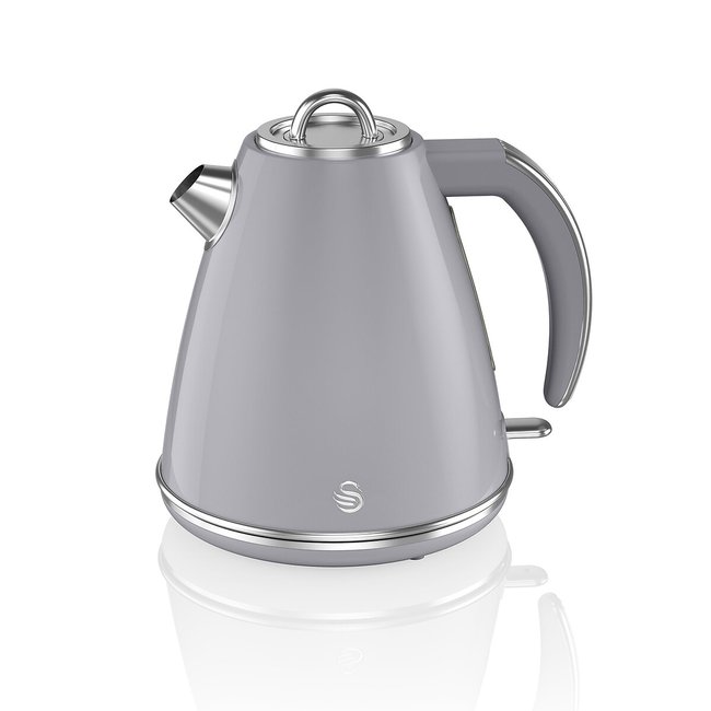 Retro 1.5L Jug Kettle - SK19020, grey, SWAN