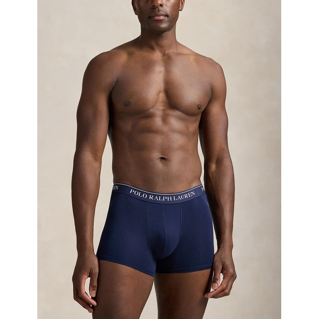 Lot de 5 slips-boxers classiques coton stretch - POLO RALPH LAUREN