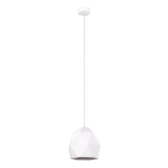 Suspension Céramique Blanc E27 1 Mint Couleur blanc <span itemprop=