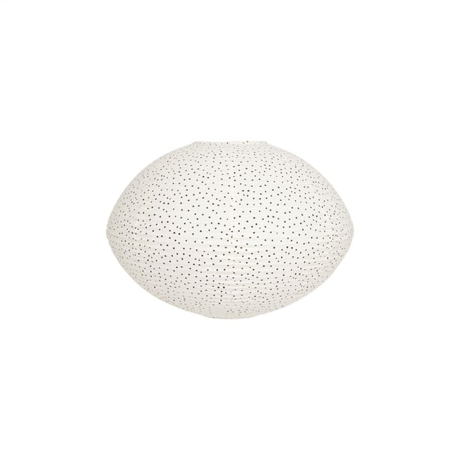 Abat-jour en papier avec abat-jour LIVING Couleur blanc crème brillant <span itemprop=