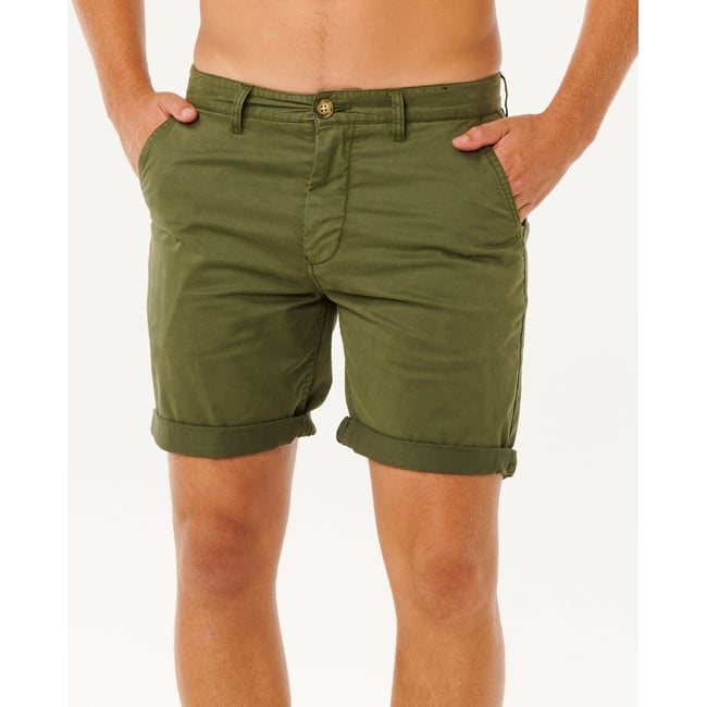 Short DE VILLE TWISTED olive foncé <span itemprop=