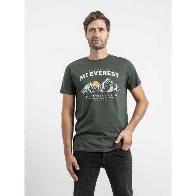 T-shirt Manches Courtes Pur Coton Jakiwi - RITCHIE