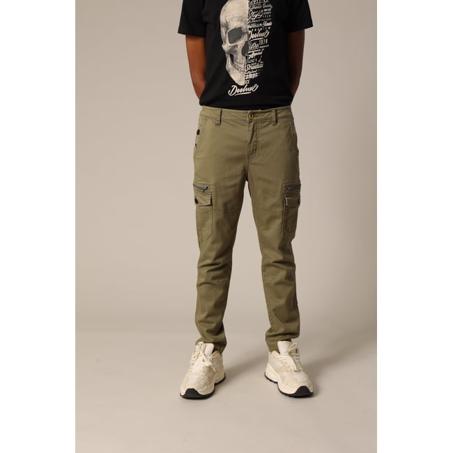Pantalon uni casual DANAKIL light khaki <span itemprop=