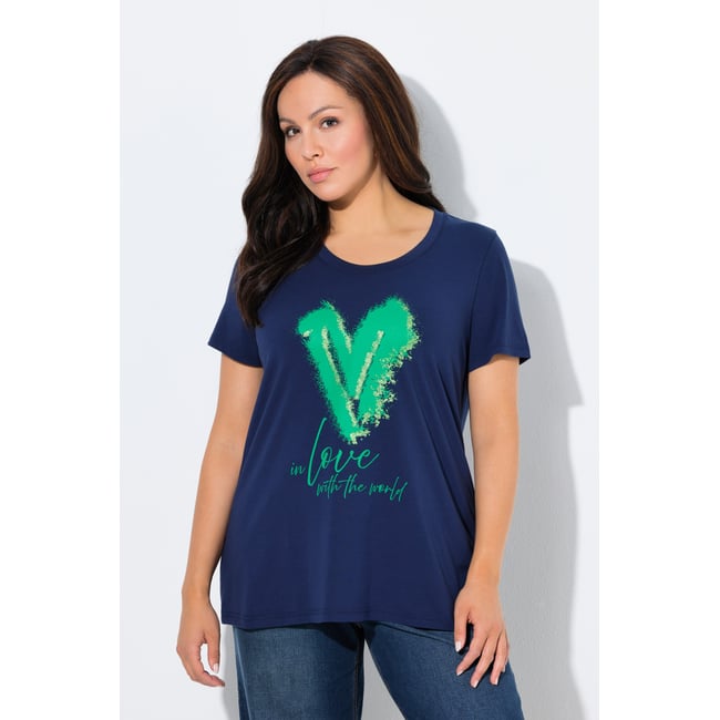 T-shirt motif cœur - ULLA POPKEN