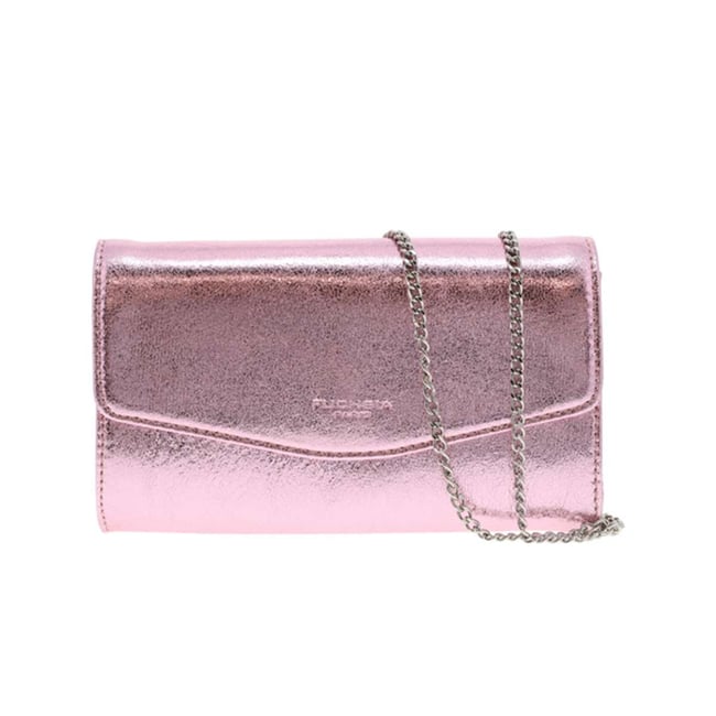 Sac à bandoulière rose <span itemprop=