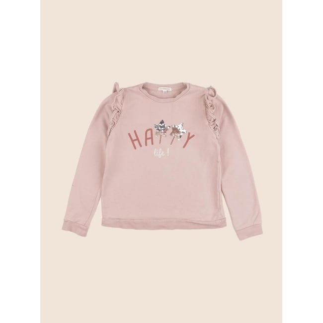 Sweat - Etat satisfaisant rose <span itemprop=
