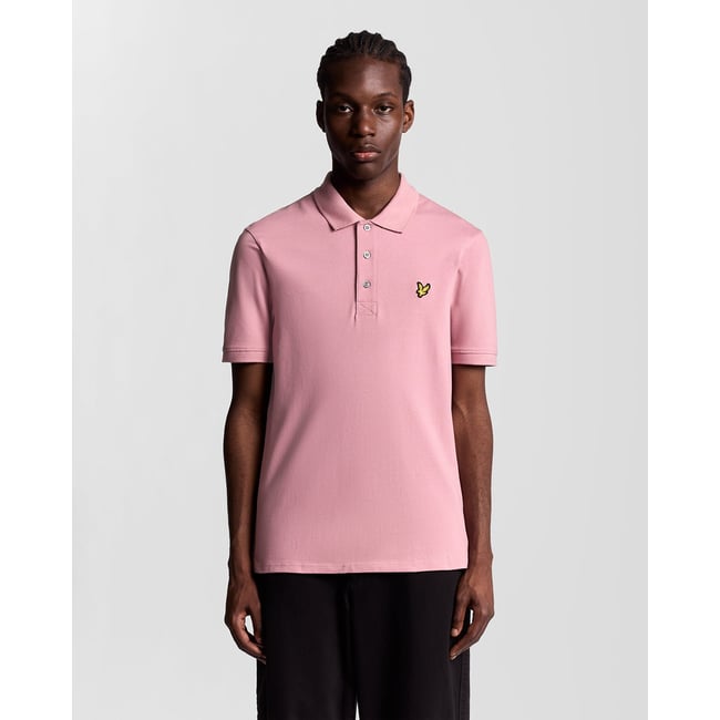 Polo en coton rose jardin <span itemprop=