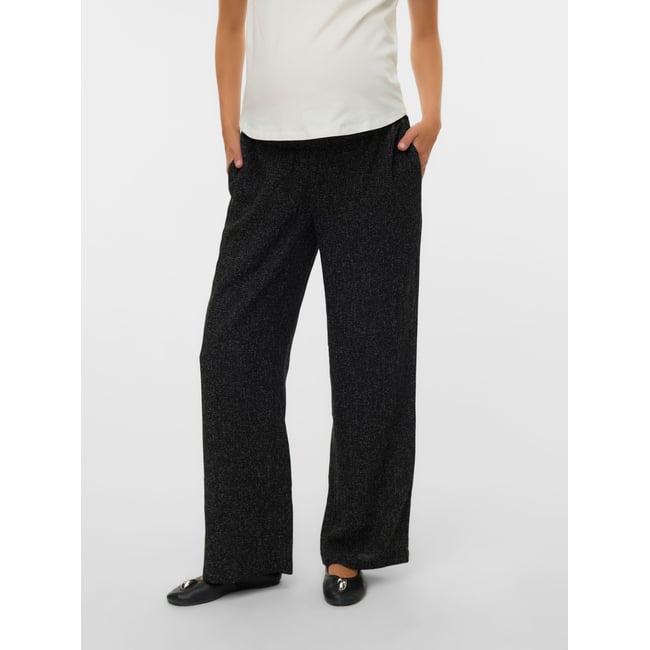 Pantalon À Jambe Large noire - black <span itemprop=