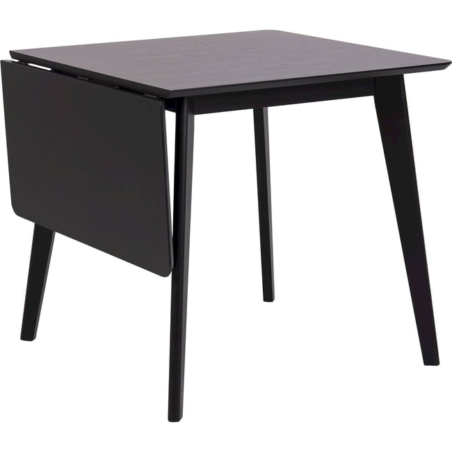 Table à manger extensible GEMIRRO Couleur noir mat <span itemprop=