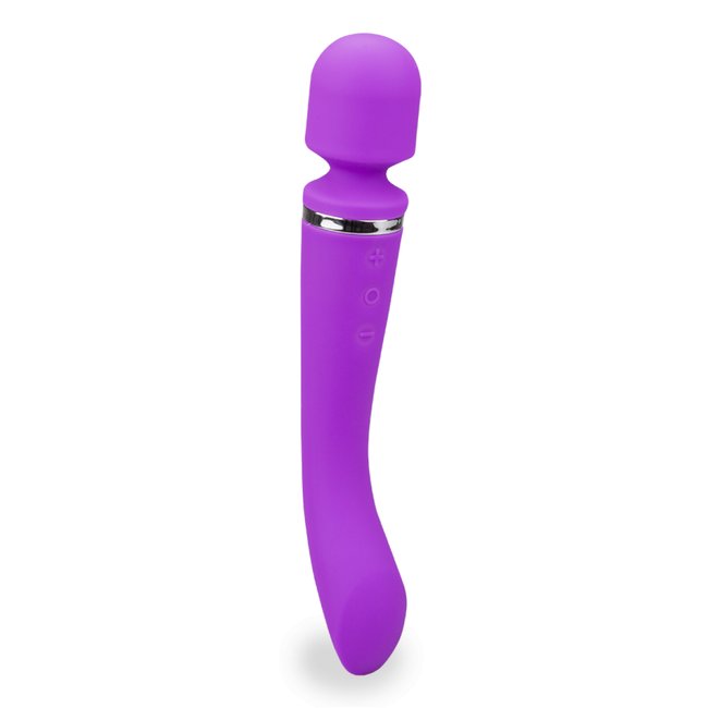Vibro fantasy wand et vibromasseur classique violet <span itemprop=