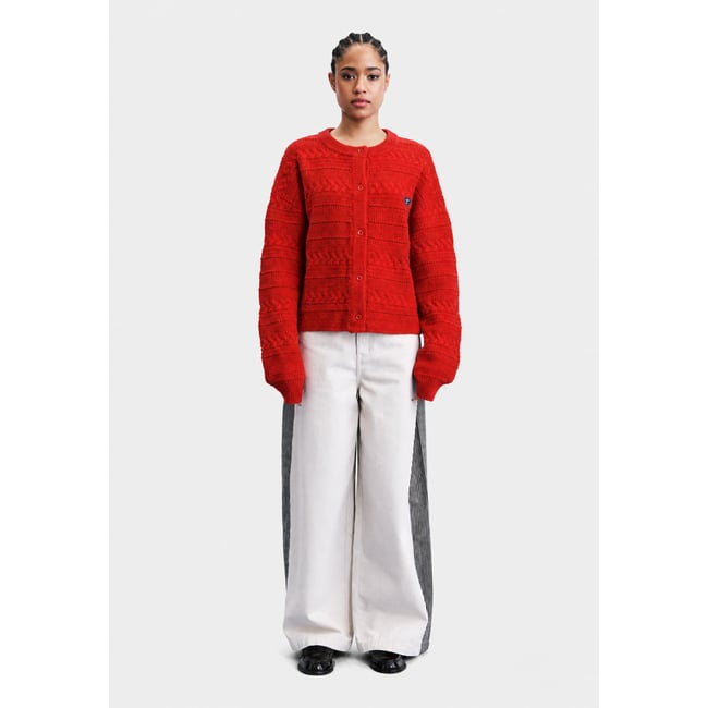 Cardigan Daigoji DAIGOJI rouge <span itemprop=
