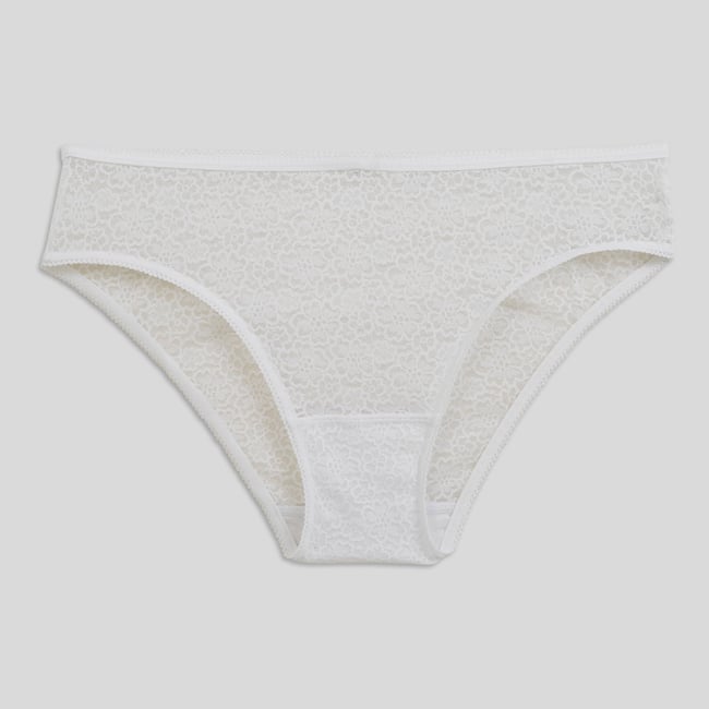 Culotte en dentelle blanc <span itemprop=