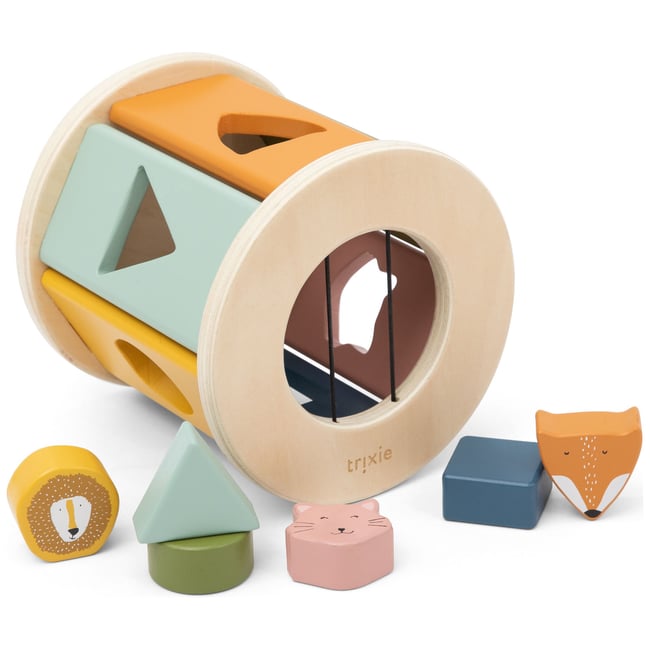 Rouleau à formes multicolore <span itemprop=