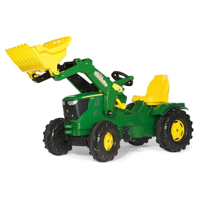 Tracteur à pédales JCB 8250 V-TRONIC avec chargeur RollyTrac - Jaune