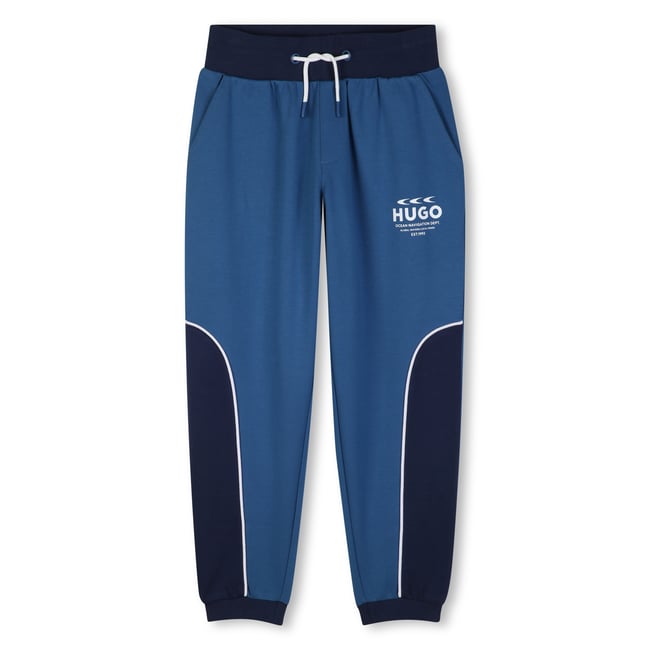 Pantalon de jogging bleu mosaique <span itemprop=