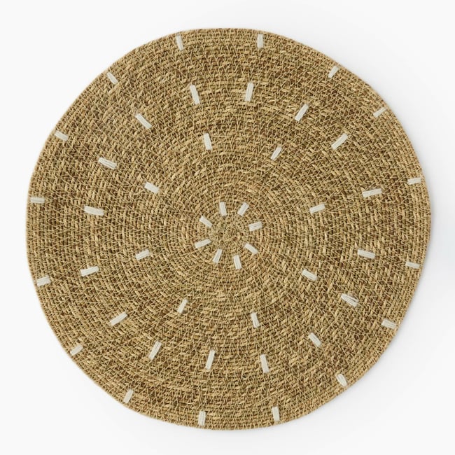 Set rond, 38cm de diamètre, jute naturel <span itemprop=