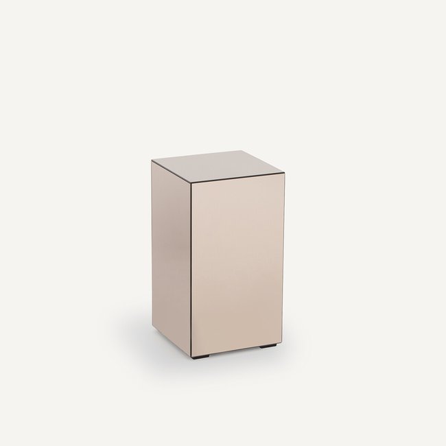 Sellette en miroir petit modèle, Lumir Couleur miroir bronze <span itemprop=