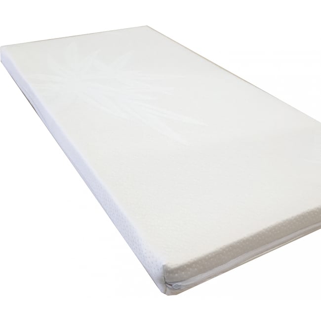 Matelas polybambou jacquart Couleur blanc <span itemprop=