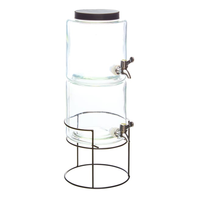 Distributeur de boisson 2 étages 3,2L Couleur transparent <span itemprop=