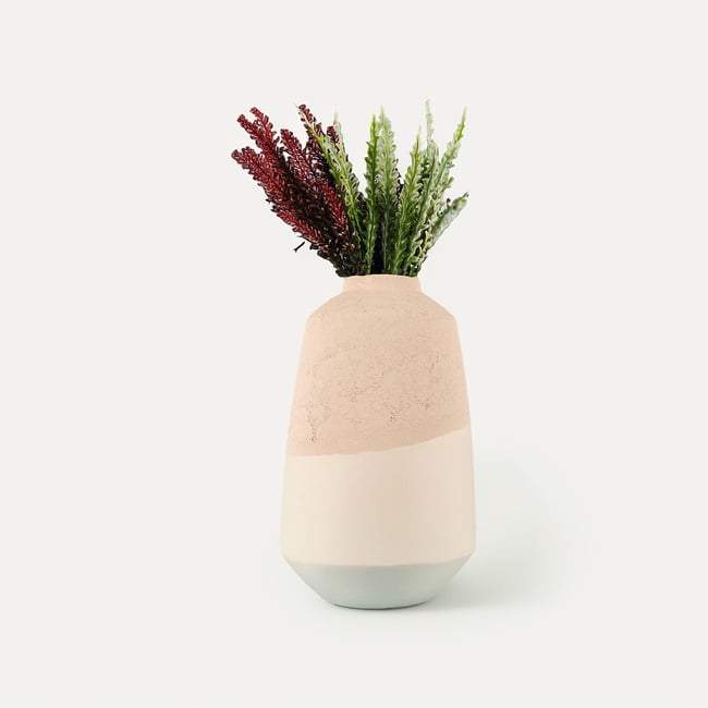 Декоративный горшок BK001 / БК001 бежевый SO'HOME