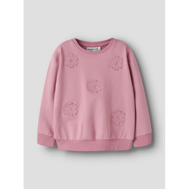 Sweat-Shirt lilas <span itemprop=