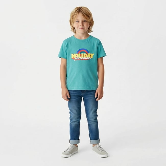 T-shirt  - Très bon état bleu <span itemprop=