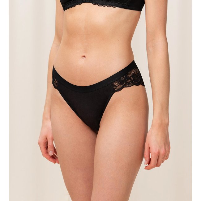 Slip mestruale Freedom - flusso leggero nero TRIUMPH