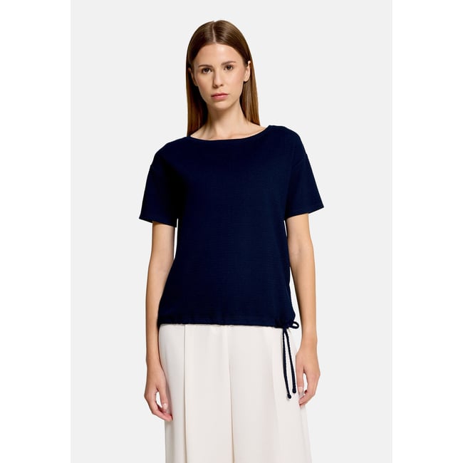 T-shirt façon blouse à cordon coulissant sous tunnel - BETTY BARCLAY