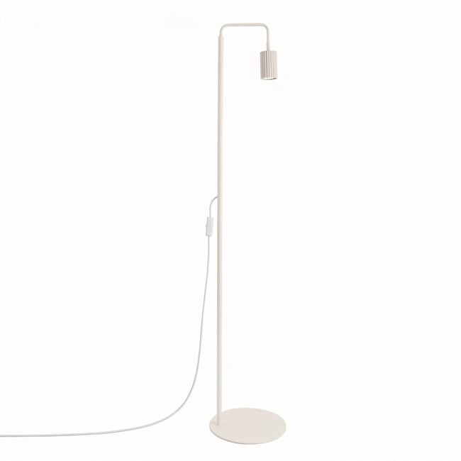 Lampadaire Aluminium Beige GU10 1 KARBON Couleur beige <span itemprop=