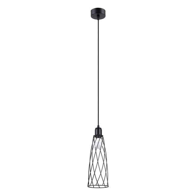 Suspension Acier Noir E14 1 Suba Couleur noir <span itemprop=