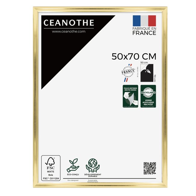 Cadre Photo 50x70 Cm Résine Recyclée JULIA - CEANOTHE