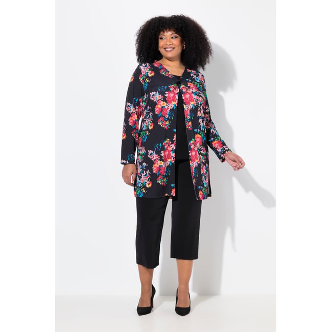 Veste en jersey noir <span itemprop=
