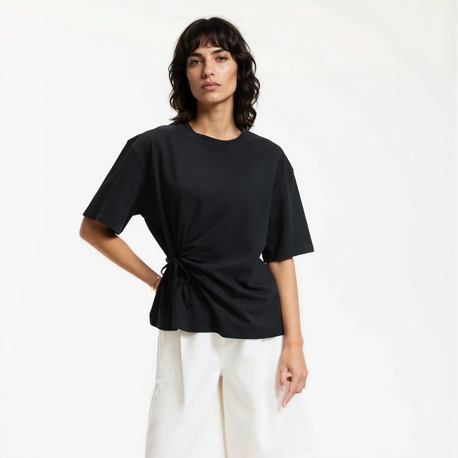 T-shirt girocollo con maniche corte - LA REDOUTE COLLECTIONS