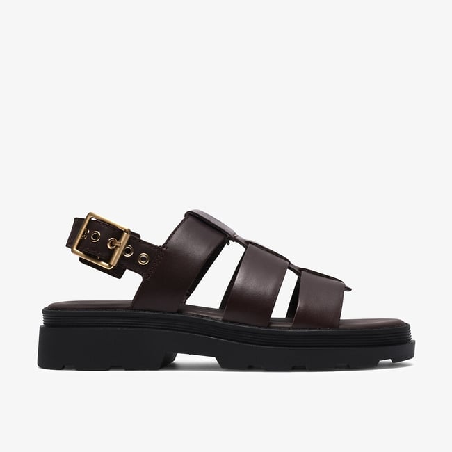 Sandales en cuir Orinoco3 Strap marron foncé <span itemprop=