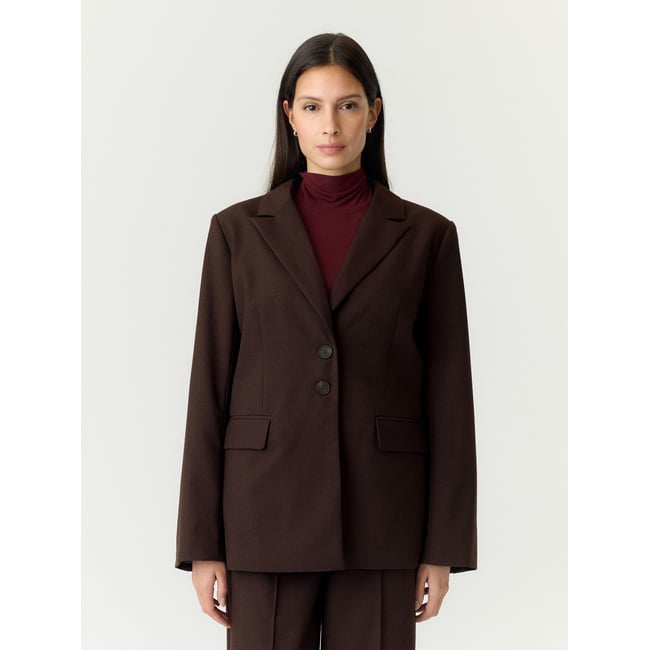 Blazer marron - coffee bean1 <span itemprop=