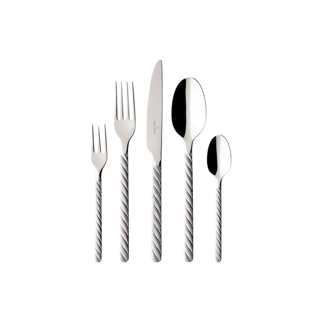 Ménagère 30Pcs. MONTAUK Couleur argent/platine <span itemprop=