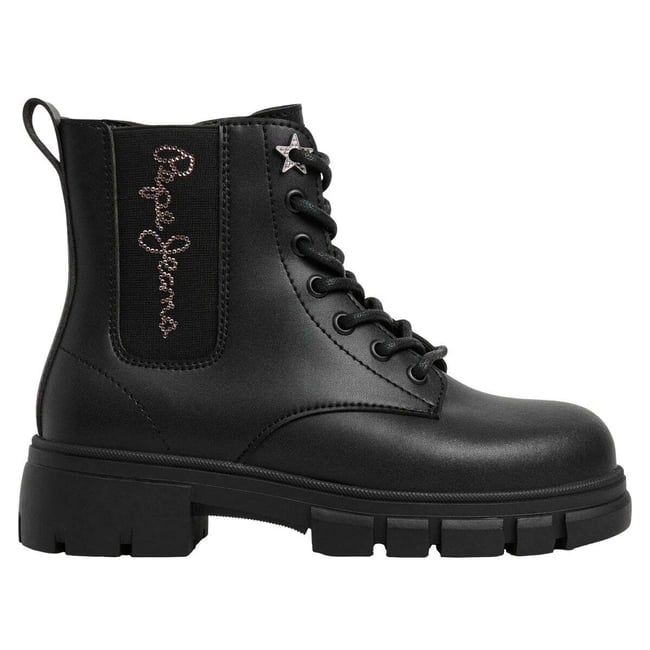 Bottes Avec Logo En Strass noir <span itemprop=