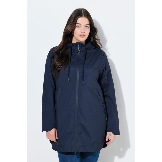 Veste technique HYPRAR à capuche marine <span itemprop=