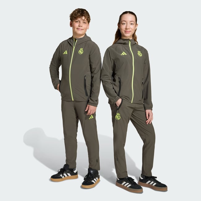 Pantalon De Voyage Real Madrid Tiro 25 Competition Vis Tech utility grey / semi frozen yellow <span itemprop=